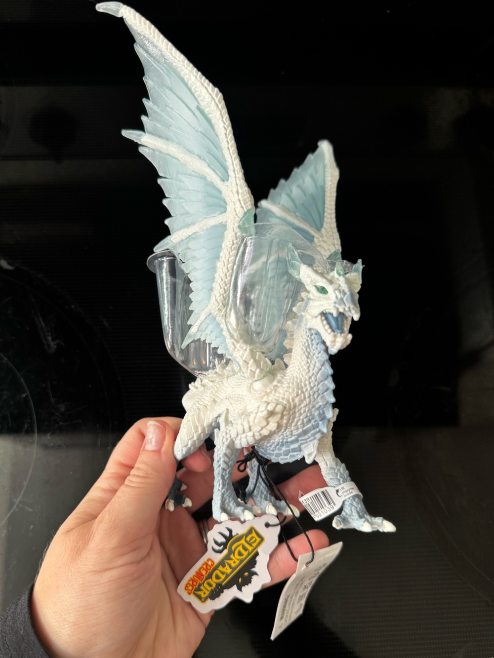 NWT Schleich Elrador White & Light Blue Dragon Figurine